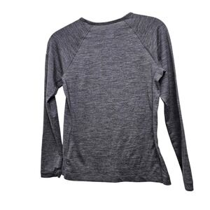 Icebreaker Base Layer Top Kids 12 Charcoal Grey Merino 200 Wool Thermal Hiking